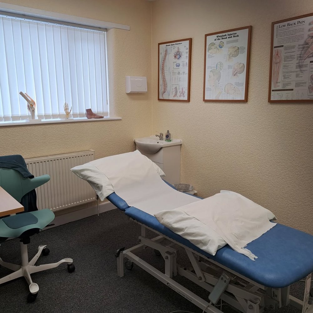 The treatment room at the Ainsdale clinic
