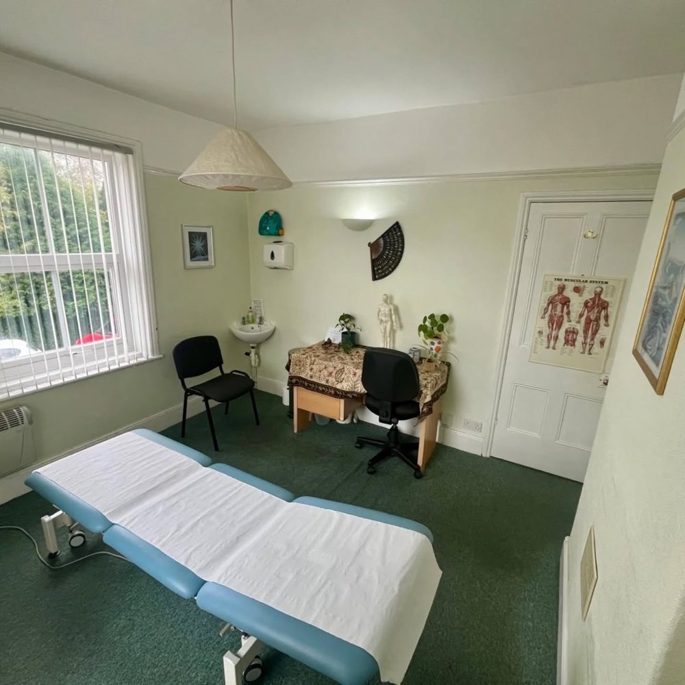 The treatment room at the Formby clinic
